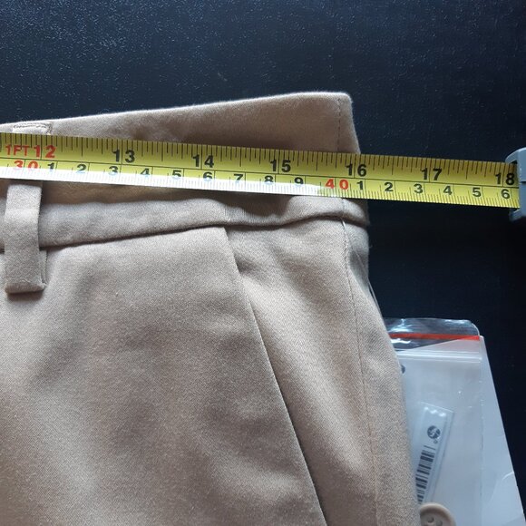 Alfred Sung Pure SZ 6 NWT Women's Tan Cotton Capri Pants - Picture 7 of 10